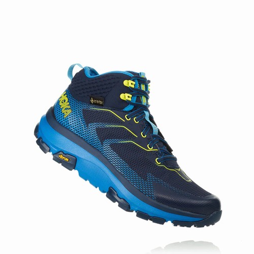 Hoka One One SKY TOA GORE-TEX Hiking Shoes For Men India Navy/Blue IN-4128